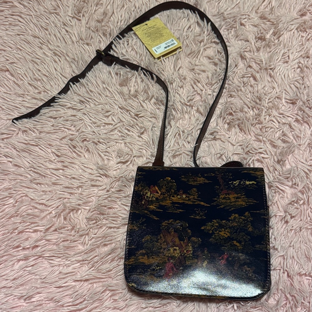 Patricia Nash Leather Equestrian Crossbody - NWT - Includes Dustbag